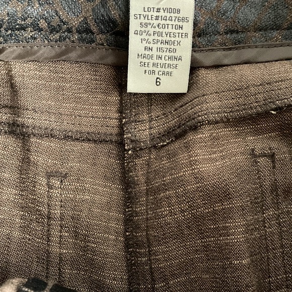Bamboo Traders Faux Snake Skin Dress Pants Size 6 - Picture 8 of 12